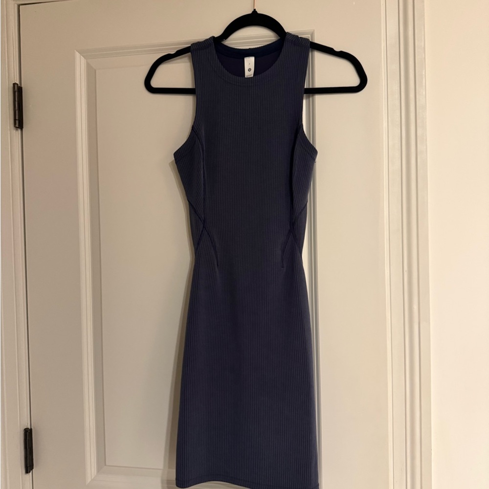 NWOT: Lululemon Sleeveless Ribbed Mini Dress - Picture 6 of 9